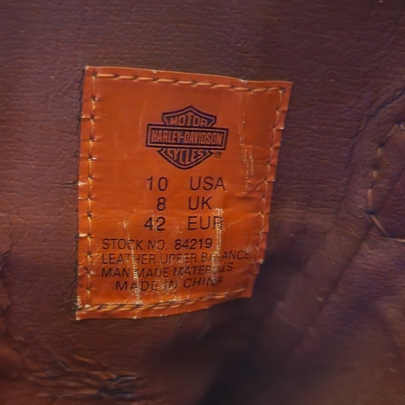 Genuine Harley Davidson Ladies Boots - Picture 2 of 2